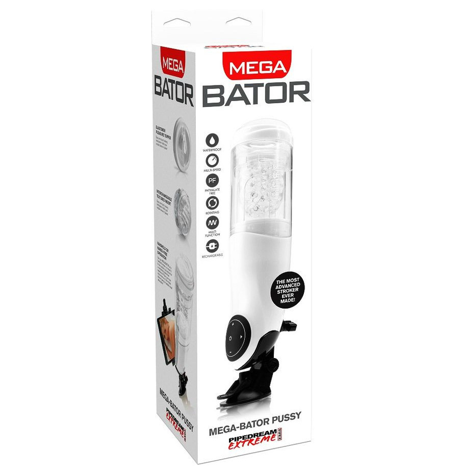 EXTREME TOYZ - PDX MEGA BATOR USB MASTURBATEUR MLE VAGIN BLANC EXTREME TOYZ - PDX MEGA BATOR USB MASTURBATEUR MLE VAGIN BLANC