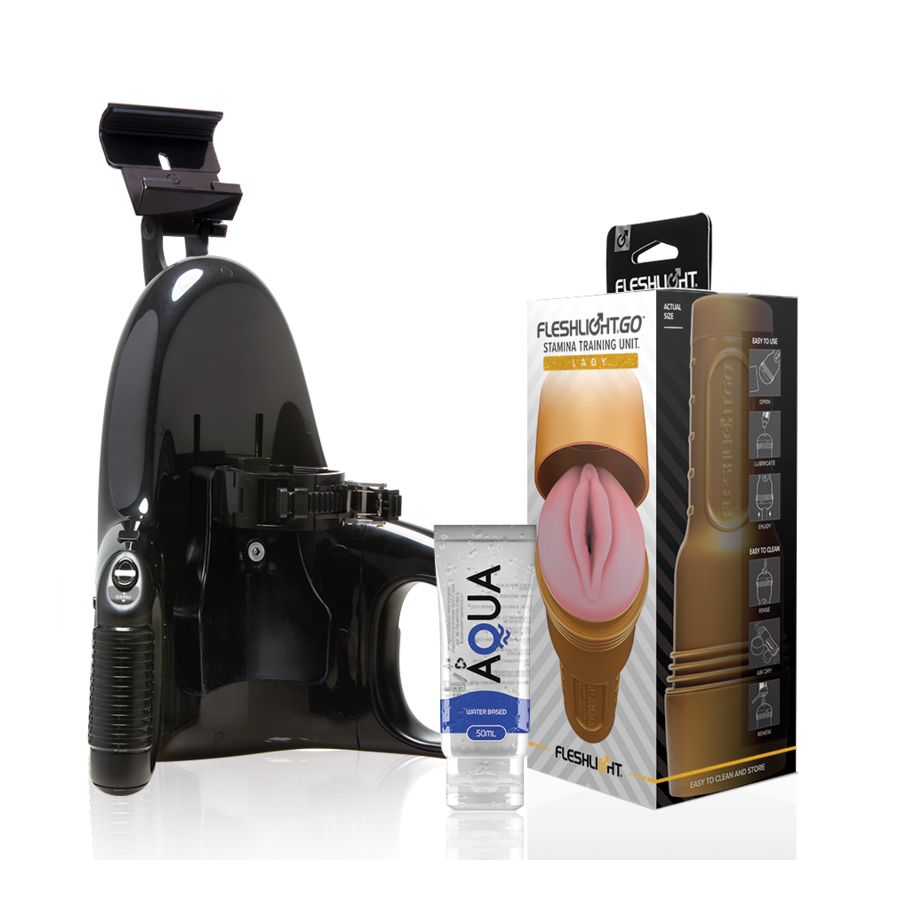 FLESHLIGHT - STAMINA GO TRAINING UNIT LADY + LANCEMENT UNIVERSEL + LUBRIFIANT DE QUALITÉ AQUA 50 ML FLESHLIGHT - STAMINA GO TRAINING UNIT LADY + LANCEMENT UNIVERSEL + LUBRIFIANT DE QUALITÉ AQUA 50 ML
