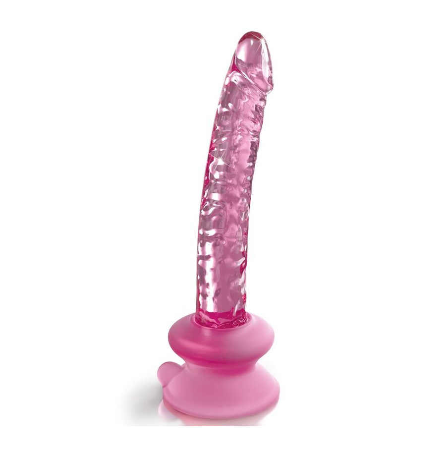 ICICLES - N. 86 GODE EN VERRE AVEC VENTOUSE ICICLES - N. 86 GODE EN VERRE AVEC VENTOUSE