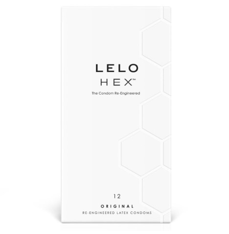 LELO - BOÃŽTE DE PRÃ‰SERVATIFS HEX 12 UNITÃ‰S