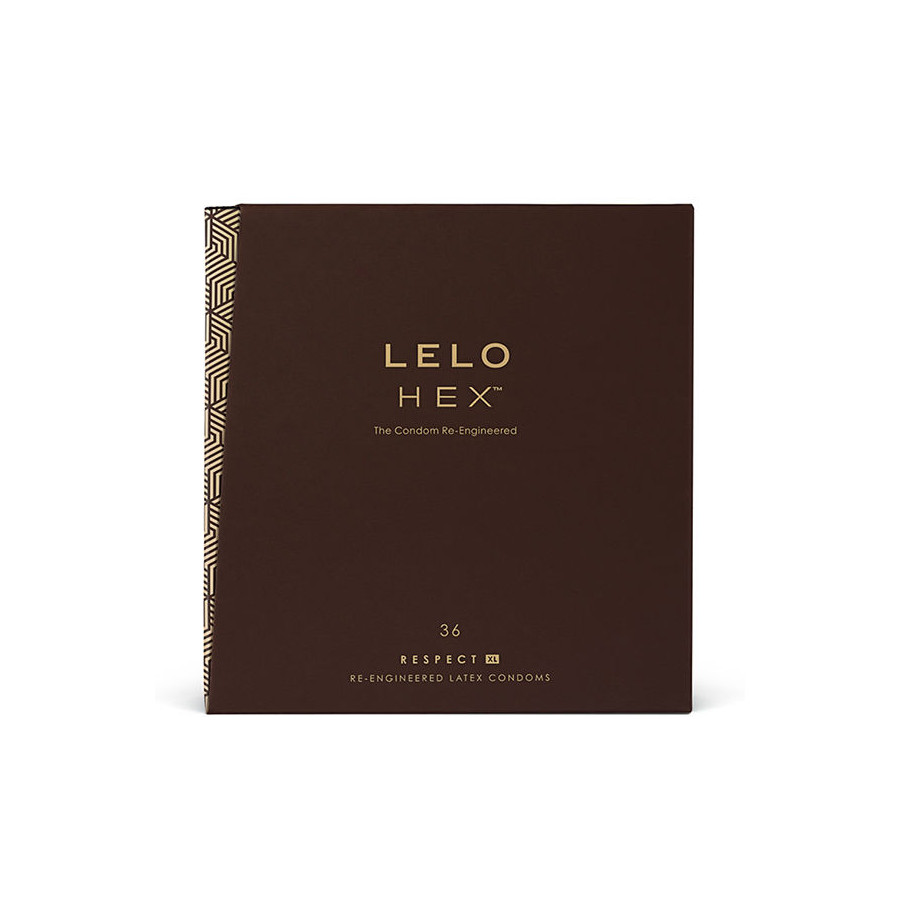LELO - PRÉSERVATIFS HEX RESPECT XL 36 PACK LELO - PRÉSERVATIFS HEX RESPECT XL 36 PACK