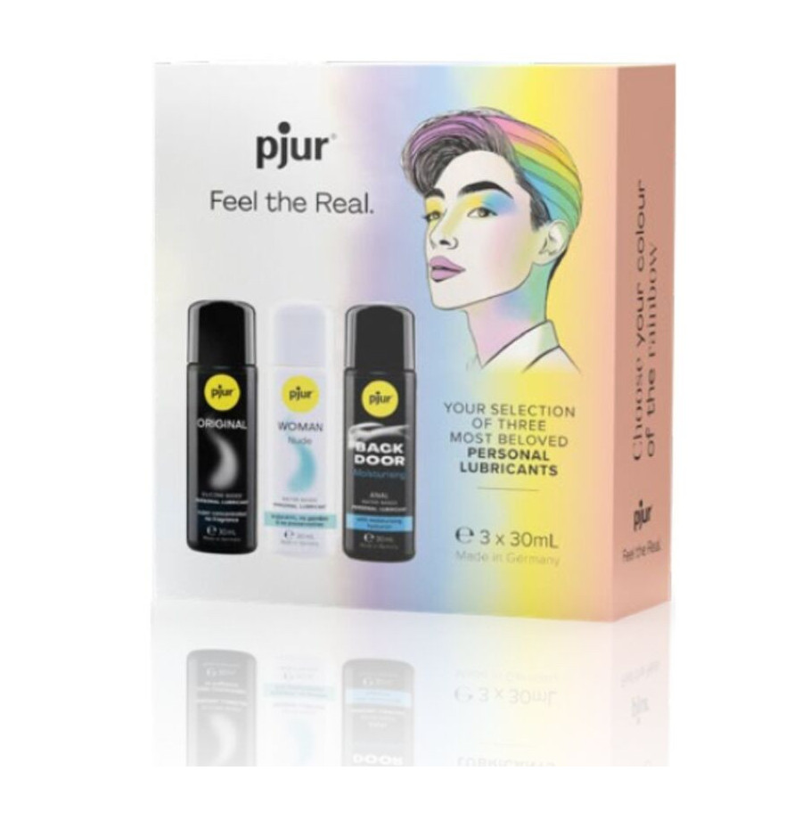 PJUR - LUBRIFIANTS PRIDE SET PREMIUM 3 X 30 ML