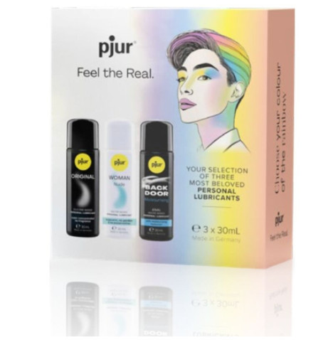 PJUR - LUBRIFIANTS PRIDE SET PREMIUM 3 X 30 ML