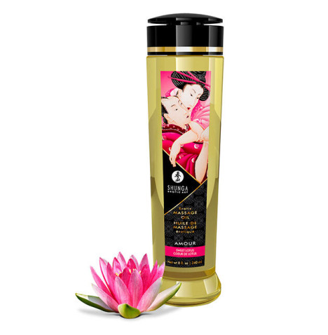 SHUNGA - HUILE DE MASSAGE DAMOUR Ã‰ROTIQUE 240 ML