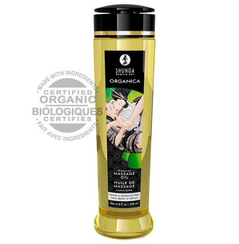 SHUNGA - HUILE DE MASSAGE NATURELLE BIO 240 ML