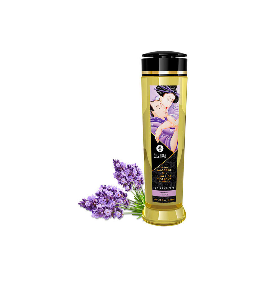 SHUNGA - HUILE DE MASSAGE ÉROTIQUE SENSATION 240 ML SHUNGA - HUILE DE MASSAGE ÉROTIQUE SENSATION 240 ML