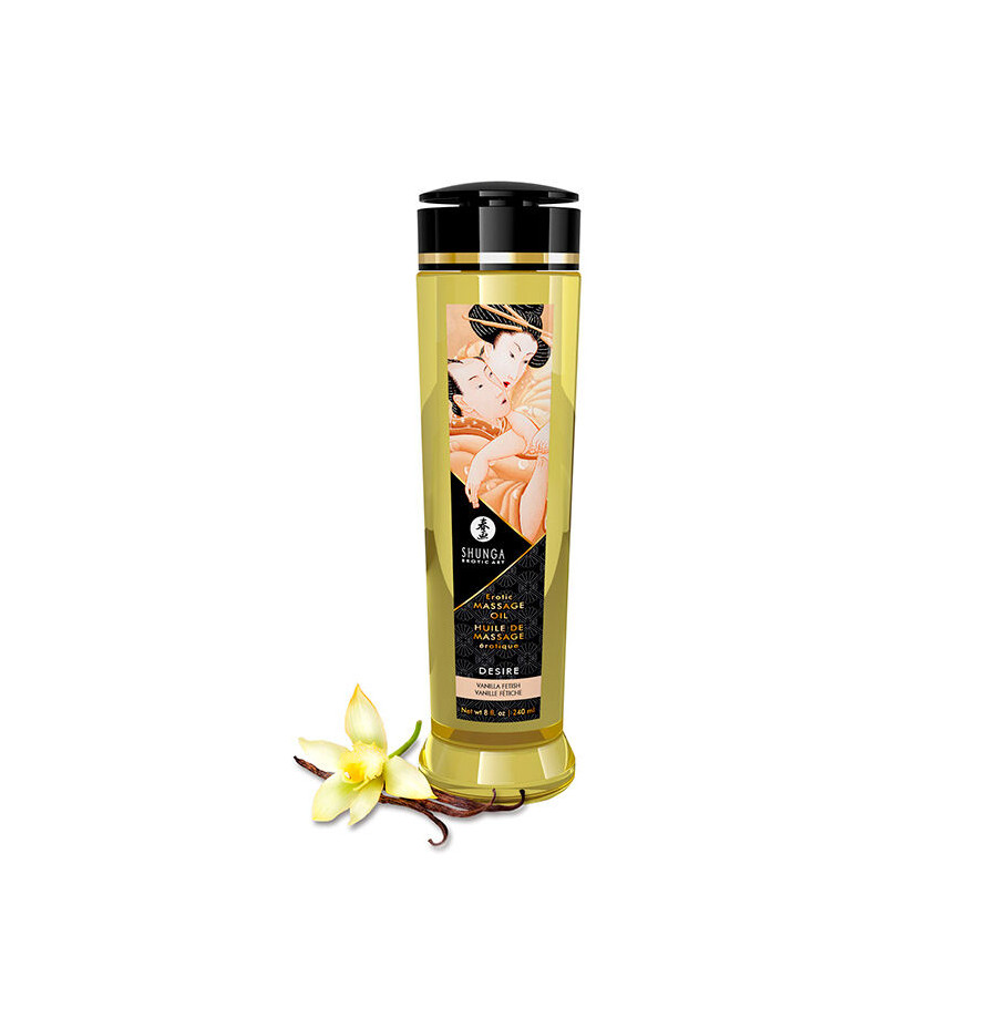 SHUNGA - HUILE DE MASSAGE ÉROTIQUE DÉSIR 240 ML SHUNGA - HUILE DE MASSAGE ÉROTIQUE DÉSIR 240 ML