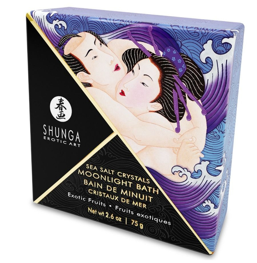 SHUNGA - SELS DE BAIN A GOÛT VIOLET EXOTIQUE 75 GR SHUNGA - SELS DE BAIN A GOÛT VIOLET EXOTIQUE 75 GR