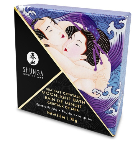 SHUNGA - SELS DE BAIN A GOÃ›T VIOLET EXOTIQUE 75 GR