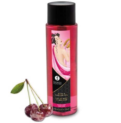 SHUNGA - GEL BAIN & DOUCHE CERISE GIVRÃ‰E 370 ML