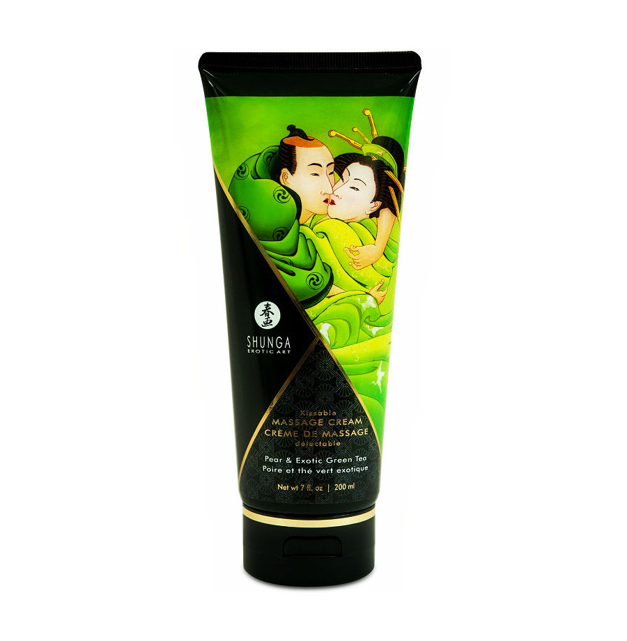 SHUNGA - CRÈME DE MASSAGE POIRE & THÉ VERT 200 ML SHUNGA - CRÈME DE MASSAGE POIRE & THÉ VERT 200 ML