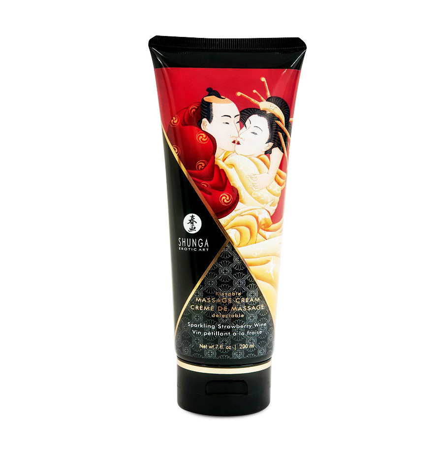 SHUNGA - CRÈME DE MASSAGE FRAISE ET CAVA 200 ML SHUNGA - CRÈME DE MASSAGE FRAISE ET CAVA 200 ML