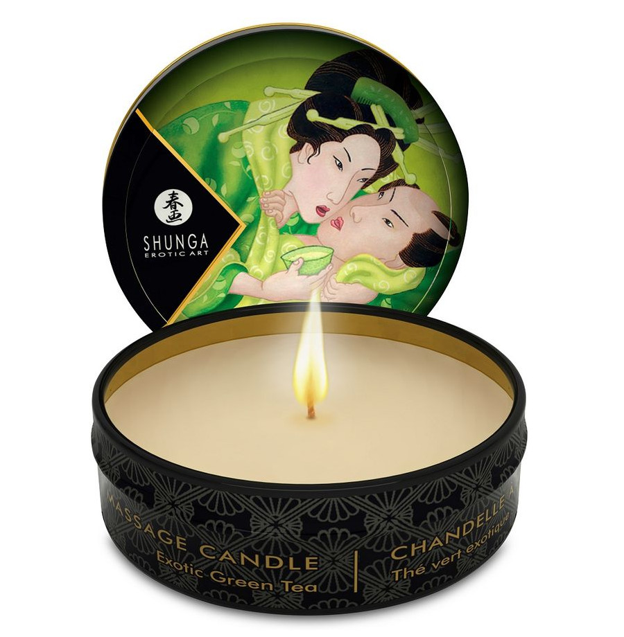 SHUNGA - MINI CARESSE À LA BOUGIE DE MASSAGE T VERT 30 ML SHUNGA - MINI CARESSE À LA BOUGIE DE MASSAGE T VERT 30 ML