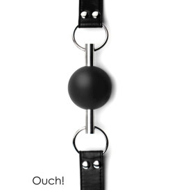 Solid Ball Gag noir - Ouch!