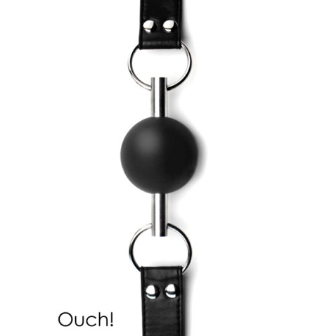 Solid Ball Gag noir - Ouch!