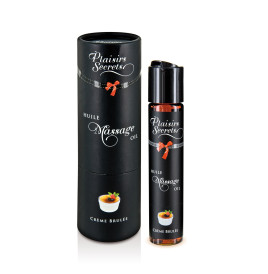 Huile de massage gourmande - Crème Brulée