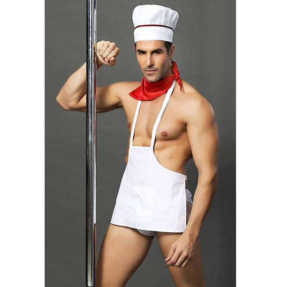 Tenue de cuisinier sexy - 4 pièces