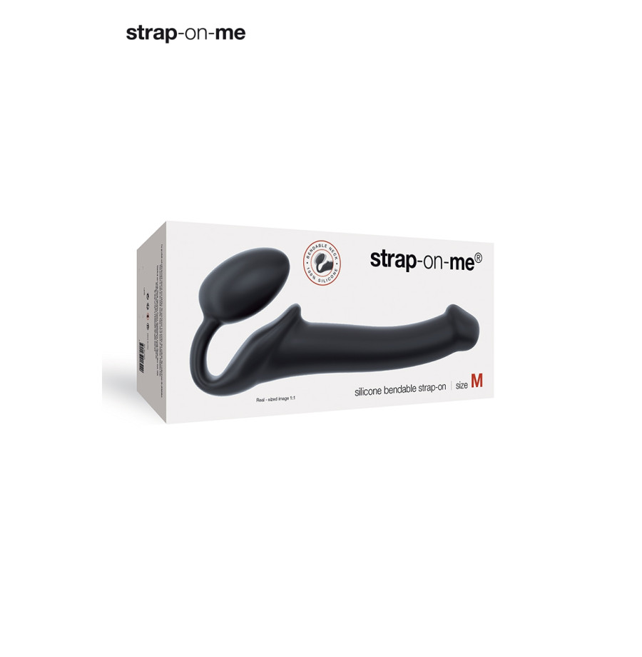 Gode ceinture strap-on noir M