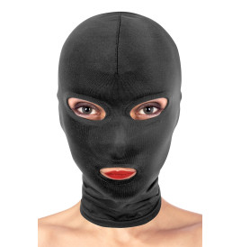 Cagoule BDSM 3 ouvertures - Fetish Tentation