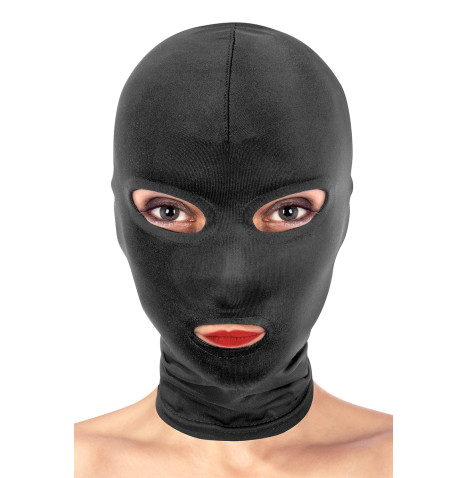 Cagoule BDSM 3 ouvertures - Fetish Tentation