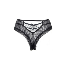 Tanga noir dentelle - Paris Hollywood