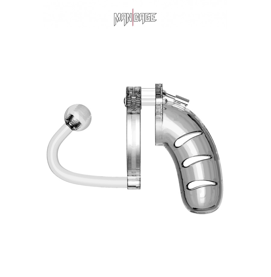 Cage de chasteté 11,5cm avec plug - ManCage 11