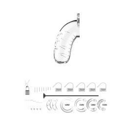 Cage de chasteté 10cm avec sonde urétrale - ManCage 16