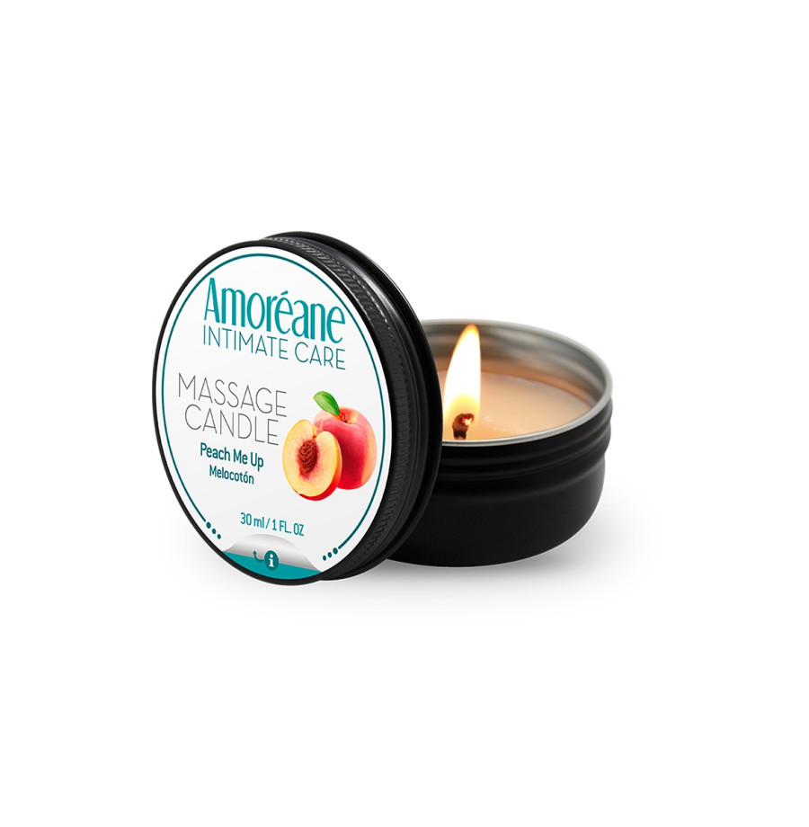 Bougie de massage pêche - Amoreane Bougie de massage pêche - Amoreane