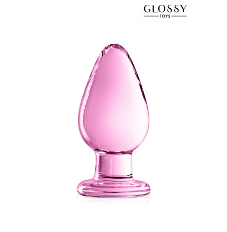 Plug anal verre Glossy Toys n° 25 Pink