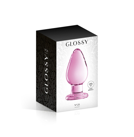 Plug anal verre Glossy Toys n° 25 Pink