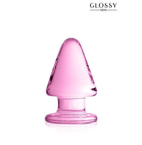 Plug anal verre Glossy Toys n° 23 Pink