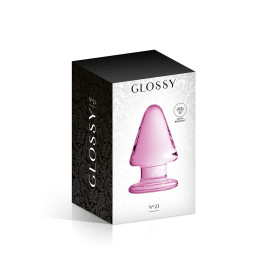 Plug anal verre Glossy Toys n° 23 Pink