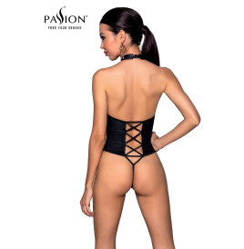 Body ouvert faux cuir Nancy - Passion