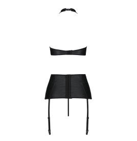 Ensemble sexy faux cuir Nancy - Passion