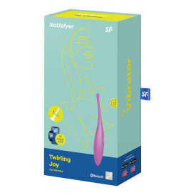 Stimulateur connecté Twirling Joy fuchsia - Satisfyer Stimulateur connecté Twirling Joy fuchsia - Satisfyer