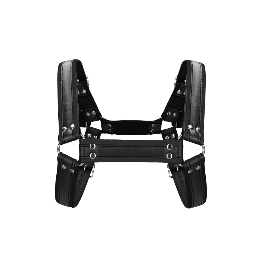 Harnais Buckle Bulldog noir - Ouch!
