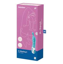 Vibromasseur A-Mazing 2 Turquoise - Satisfyer Vibromasseur A-Mazing 2 Turquoise - Satisfyer