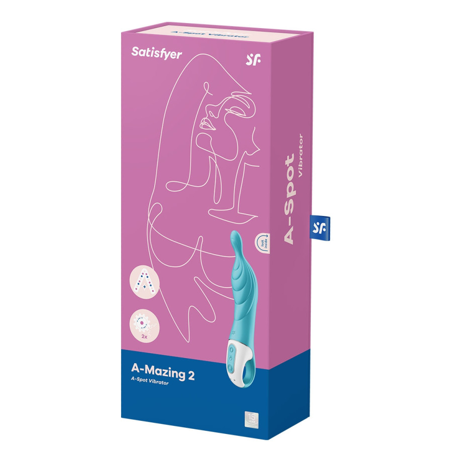 Vibromasseur A-Mazing 2 Turquoise - Satisfyer Vibromasseur A-Mazing 2 Turquoise - Satisfyer