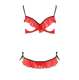 Ensemble lingerie seins nus Cherry - Passion