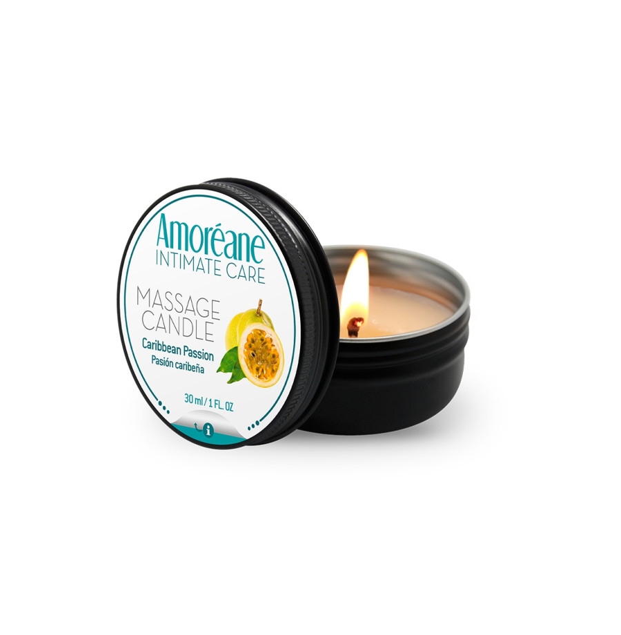 Bougie de massage Caribbean Passion - Amoreane Bougie de massage Caribbean Passion - Amoreane