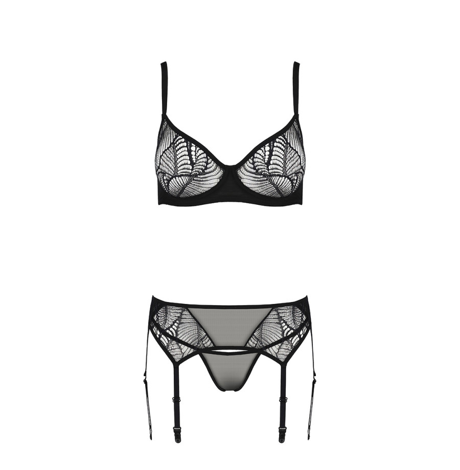 Ensemble à jarretelles Leafa - Passion ECO Collection