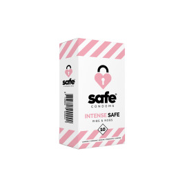 10 préservatifs Safe Intense