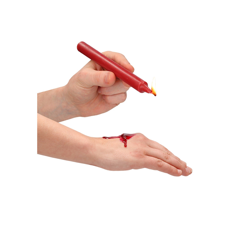 4 bougies SM rouges Large - Ouch! 4 bougies SM rouges Large - Ouch!