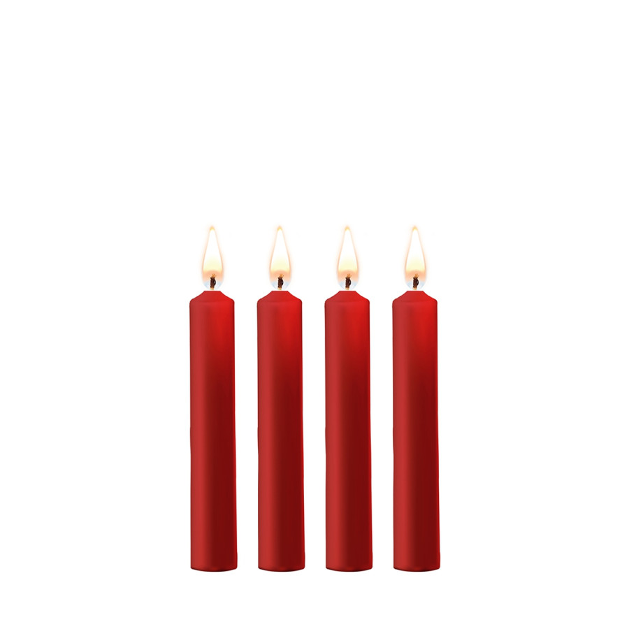 4 bougies SM rouges - Ouch! 4 bougies SM rouges - Ouch!