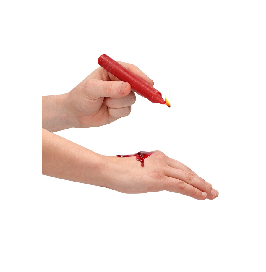 4 bougies SM rouges - Ouch! 4 bougies SM rouges - Ouch!