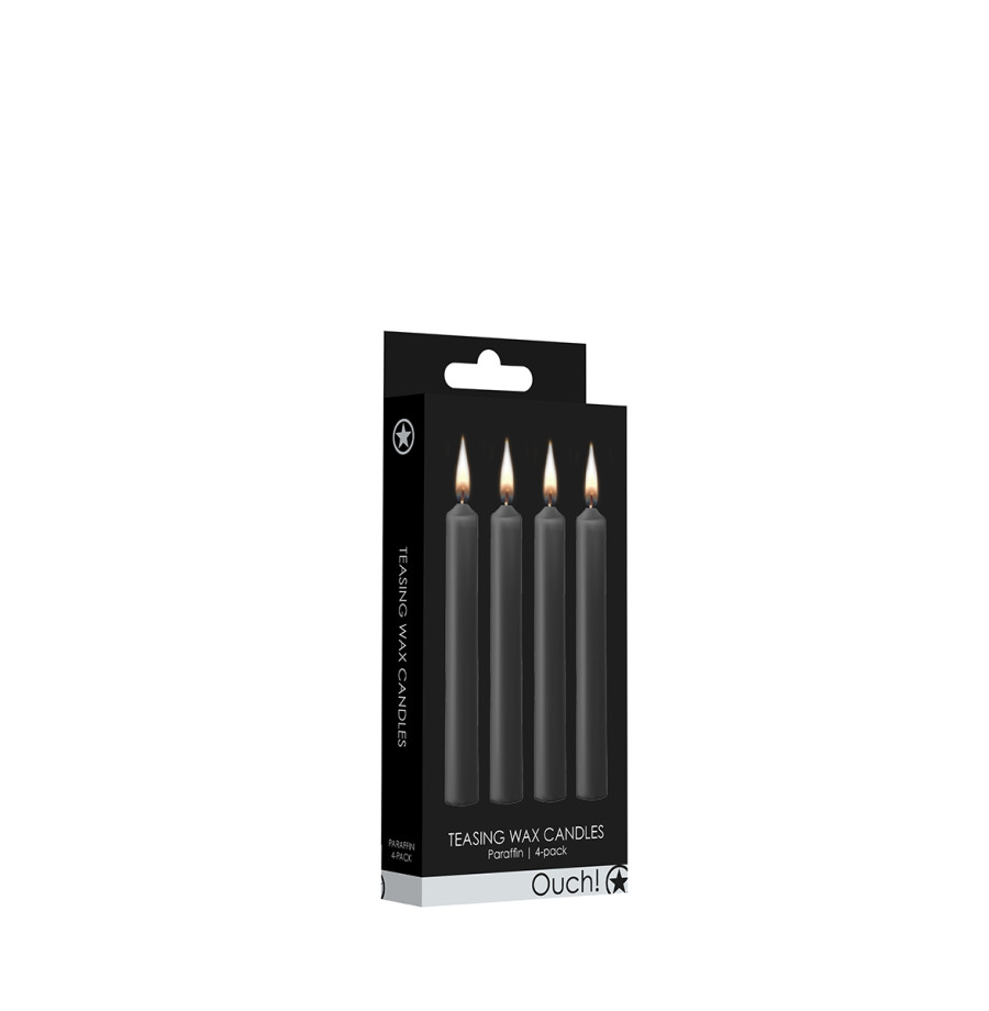 4 bougies SM noires - Ouch! 4 bougies SM noires - Ouch!