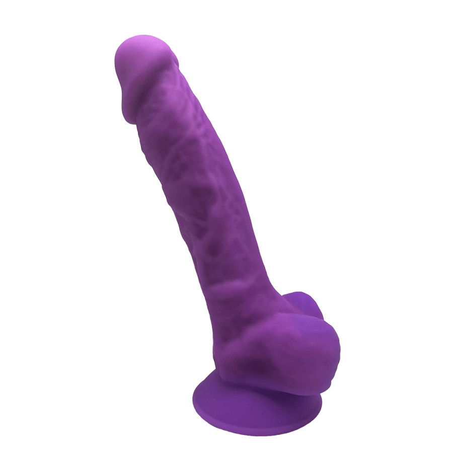 Gode double densité violet 17,5 cm - SilexD Gode double densité violet 17,5 cm - SilexD