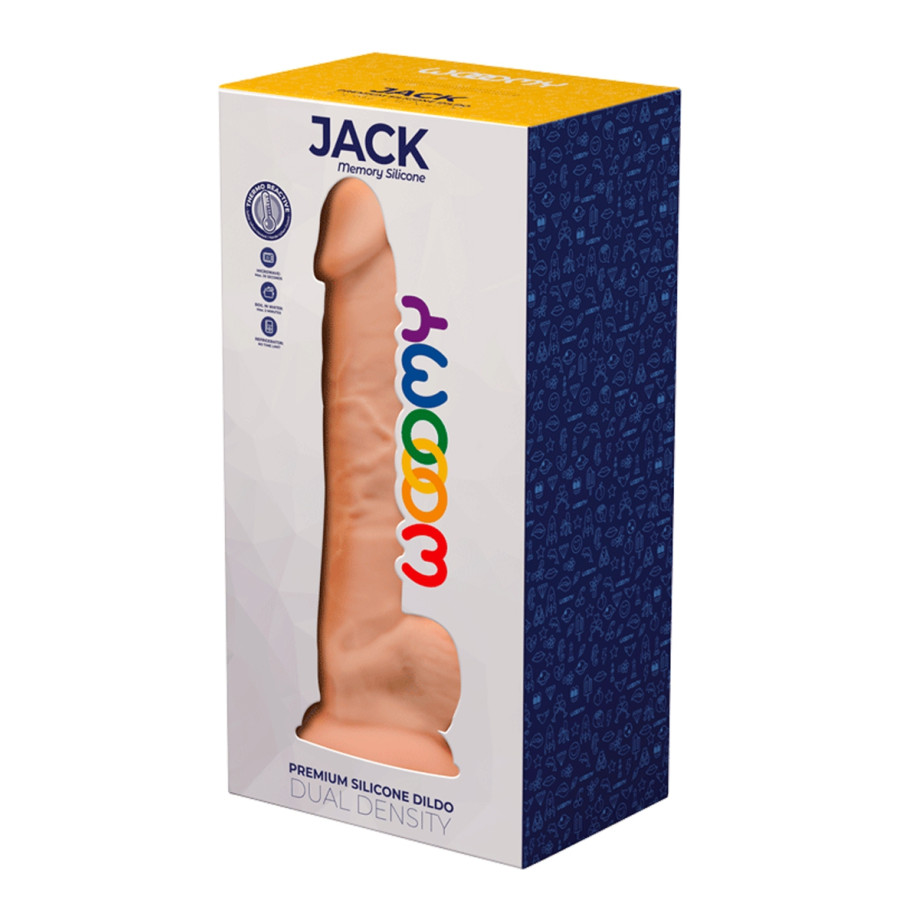 Gode silicone double densité Jack - Wooomy