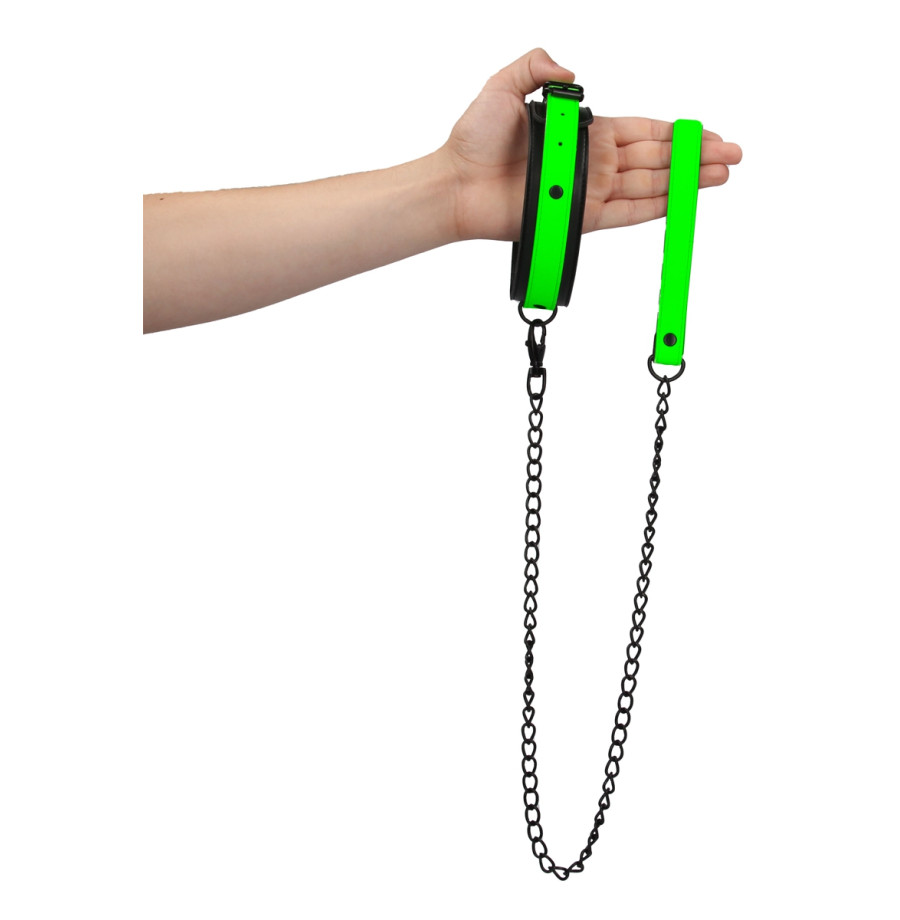 Collier et laisse phosphorescents - Ouch