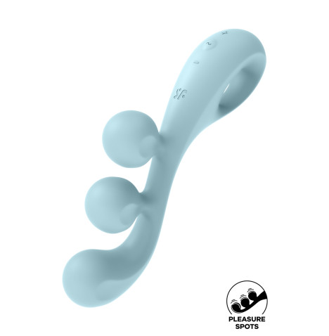 Multi-vibromasseur Tri Ball 2 bleu - Satisfyer